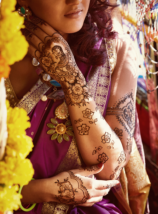 Bridal, Hair, Makeup, Henna