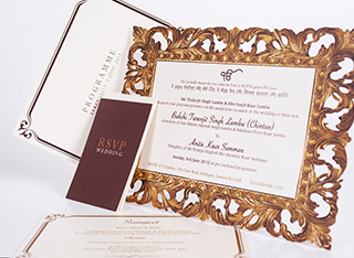 Wedding cards, Invites, Menus