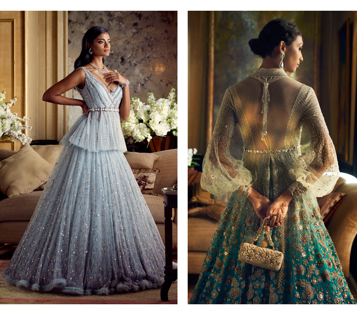 Lehenga, Blouse, and Dupatta – Tarun Tahiliani Official