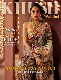 Sobhita Dhulipala, Aisha Rao, Khush Wedding, 2023 Bride, Indian Wedding, Sari