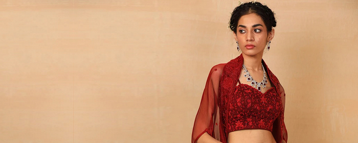 10 crimson lehengas we love for summer weddings