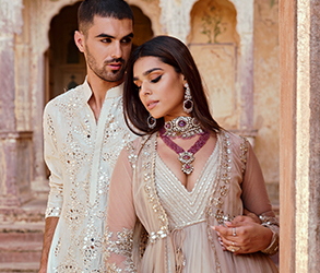 Top Indian Bridal Designer, Abhinav Mishra Delhi Store, Tara Sitara Wedding Collection, Dilbar Wedding Collection