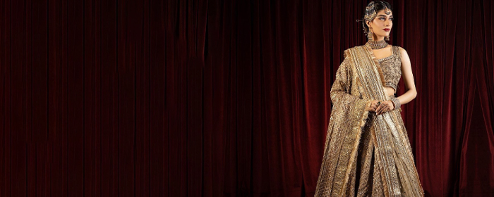 Dreamy Monochrome Bridalwear Looks By Lajwanti