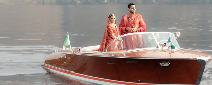 This Lake Como wedding blends Indian traditions and couture with Italian glamour