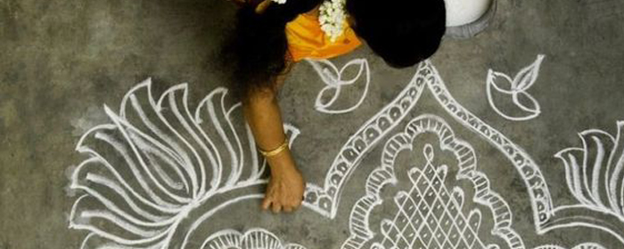 10 Pretty Rangoli Patterns