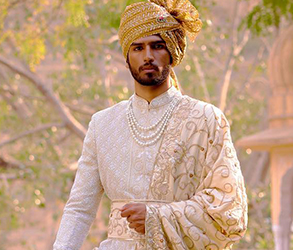 Latest Groom Fashion, Royal Indian Groom, Saran Kohli Label Zariya Collection, Trending Groom Sherwani Designs