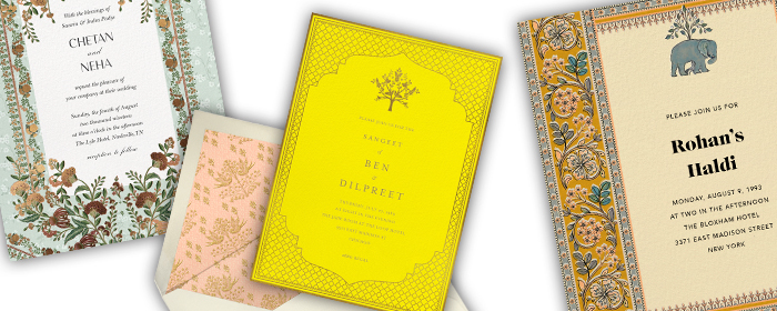 Anita Dongre's Bespoke Digital Invites